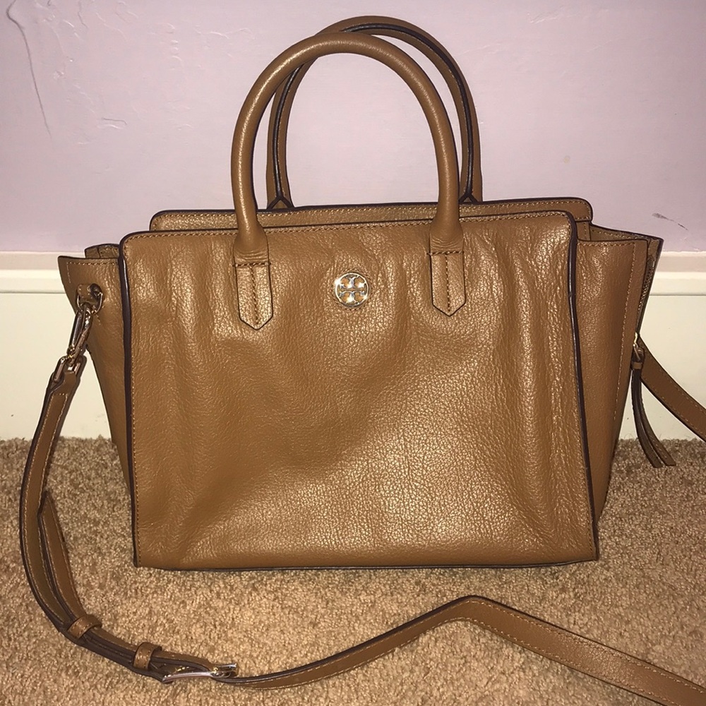 Tory Burch Brown Convertible Crossbody Bag